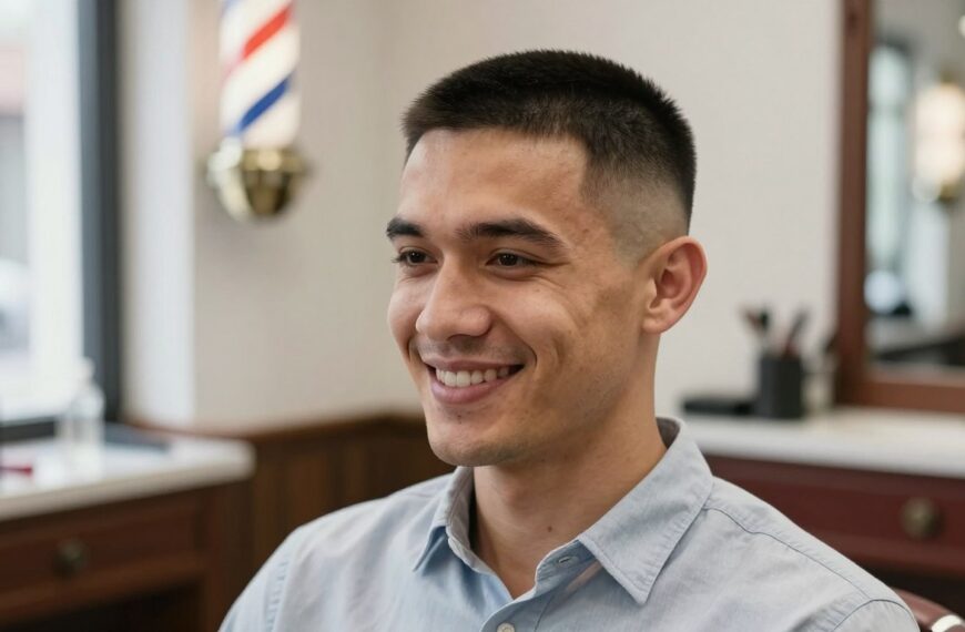 Crew cut fryzura