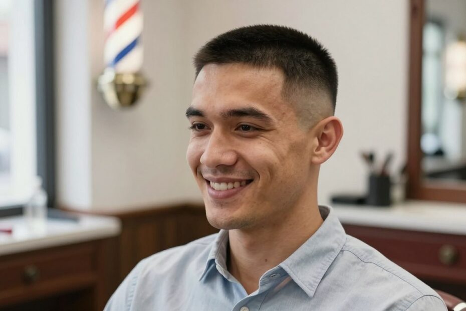 Crew cut fryzura