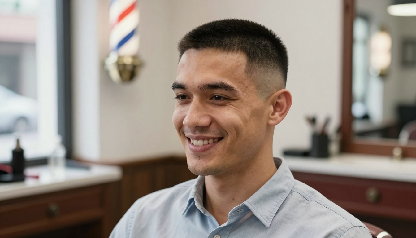 Crew cut fryzura