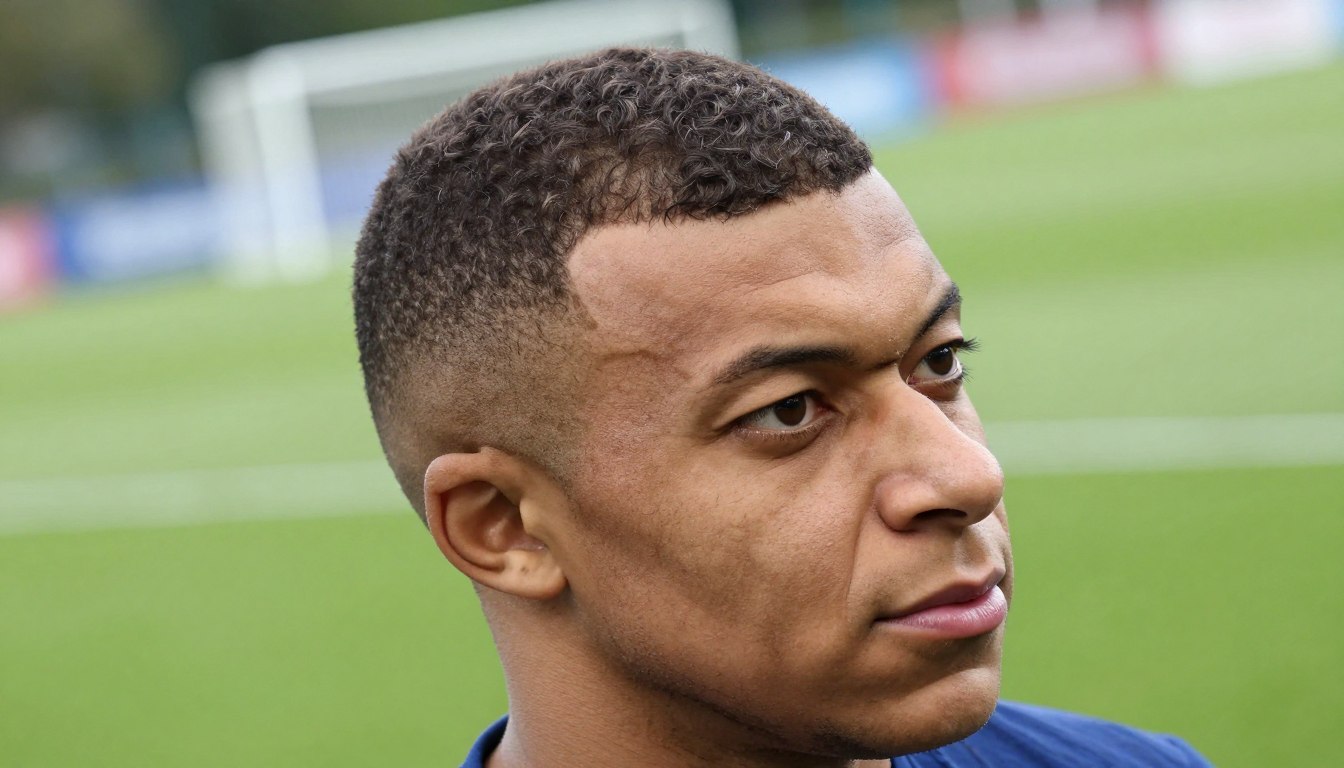 Fryzura Mbappé