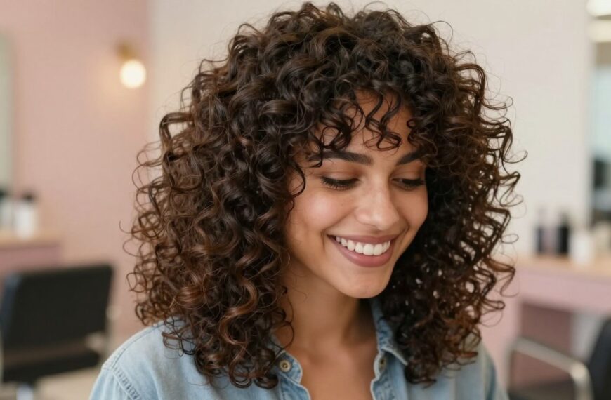 Fryzura fluffy hair