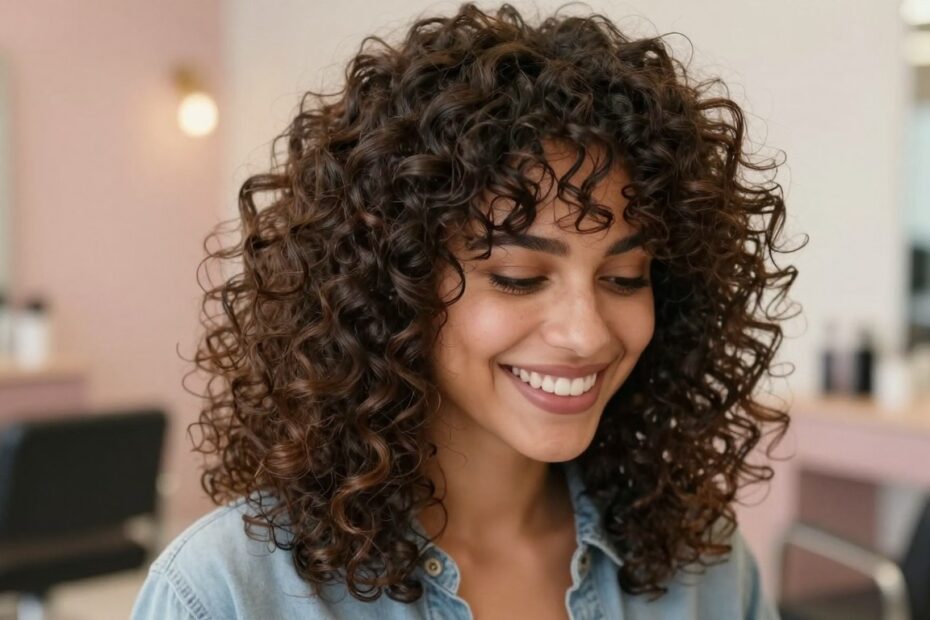 Fryzura fluffy hair