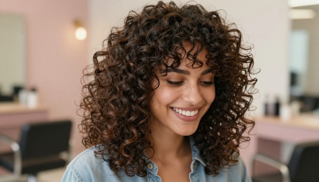 Fryzura fluffy hair