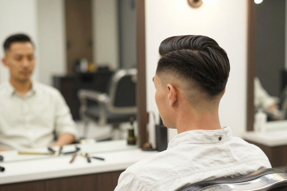 Fryzura low fade