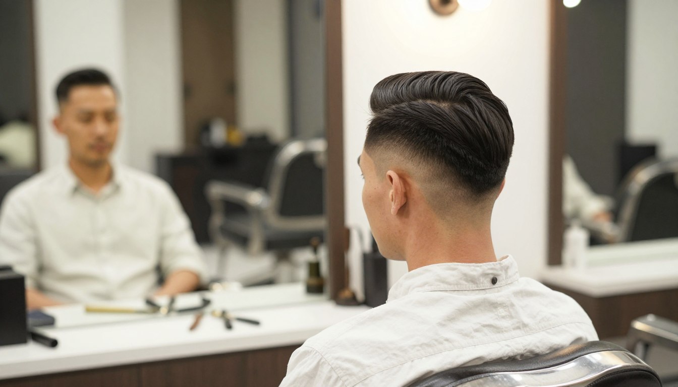 Fryzura low fade