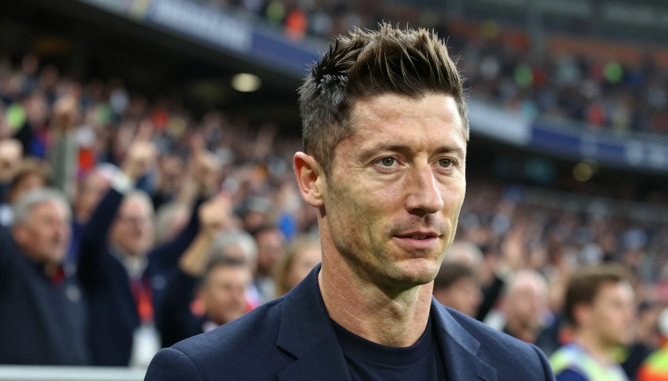 Lewandowski fryzura